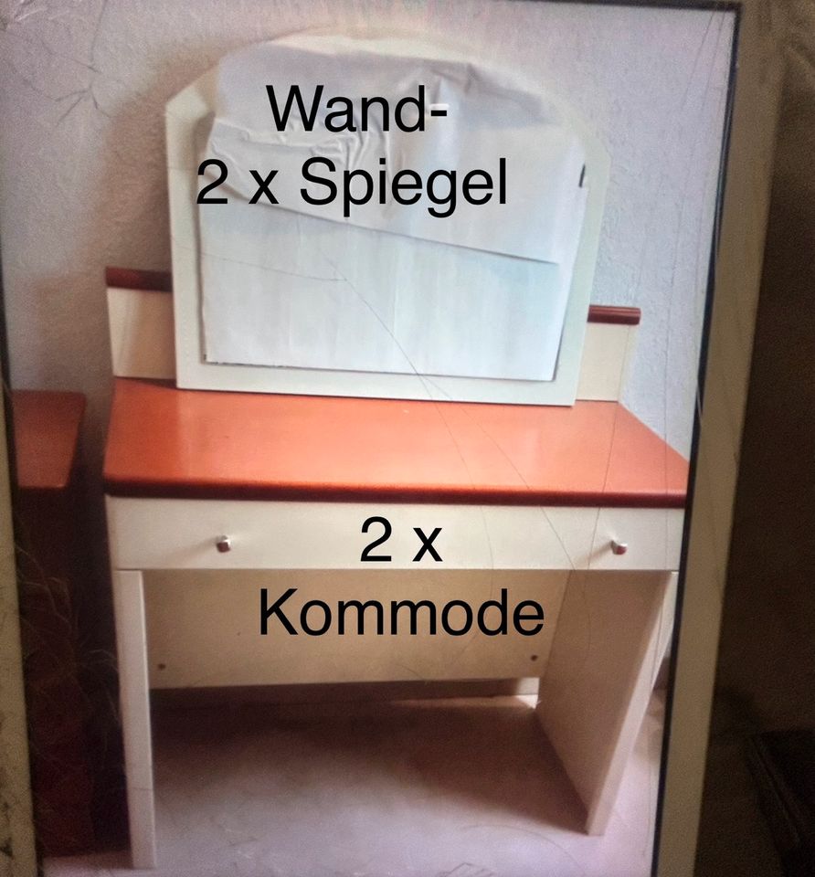 2 x Kommode mit Schublade mit Spiegel , Schminktisch in Duisburg