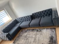 Sofa in Samt Anthrazit Baden-Württemberg - Eislingen (Fils) Vorschau