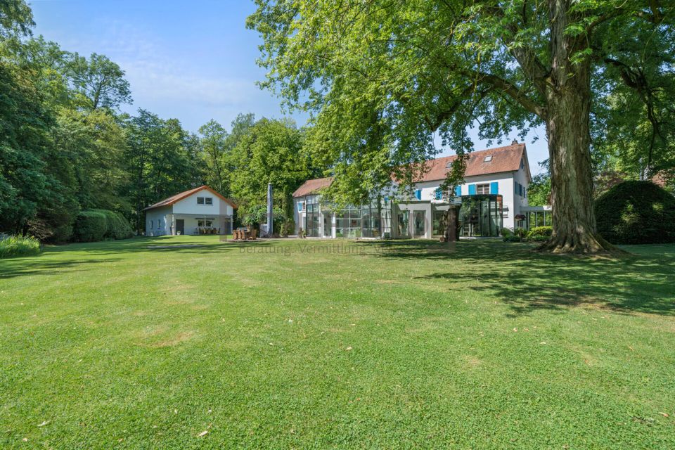 Einzigartige und energieeffiziente Villa! Eingebettet in ein herrliches Parkgrundstück in Laupheim