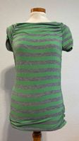 T-Shirt, grau grün, gestreift, Größe 38 Niedersachsen - Nordhorn Vorschau
