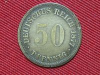 DR 50 Pfennig 1877 D Silber Nordrhein-Westfalen - Rees Vorschau