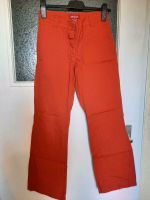 Vintage H&M: dünnere gerade Stoff Hose, orange, Gr 36/S Dresden - Gruna Vorschau