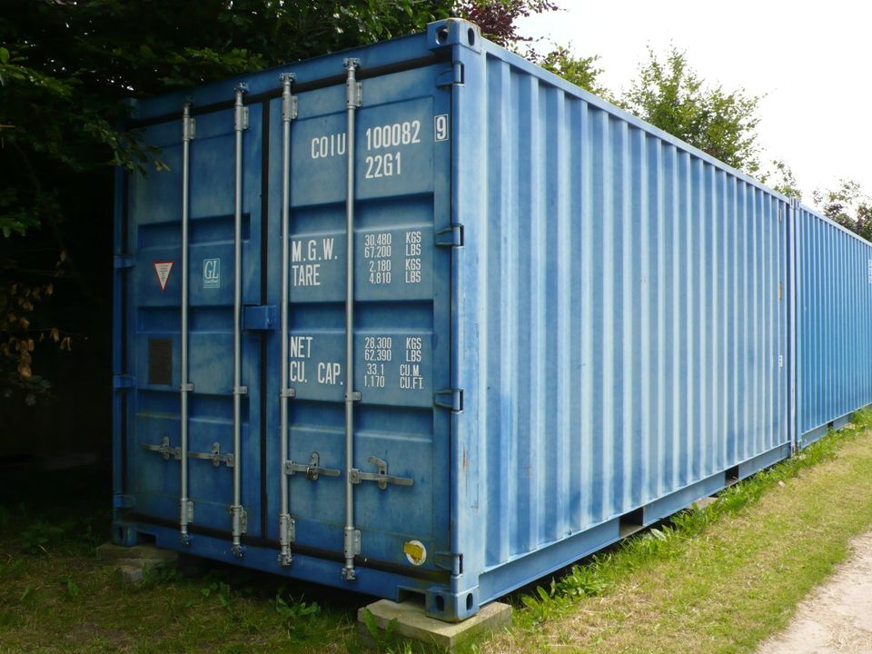 Lagerplatz Container 20 Fuß Möbel Garage Zwischenlager Vermietung in Wendisch Baggendorf