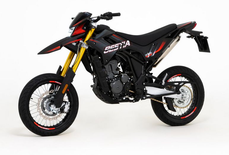 Online Bestia 125 ABS Supermoto Schwarz Sofort Verfügbar !!! in Heimbuchenthal