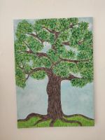 Baum auf Leinwand (Acryl) z. B. für Stammbaum, Gästebuch Hochzeit Saarland - Wadgassen Vorschau