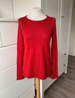 Zara Pullover Gr. S 36 Rot Silber Nieten Longsleeve Sweater Chic Niedersachsen - Apen Vorschau