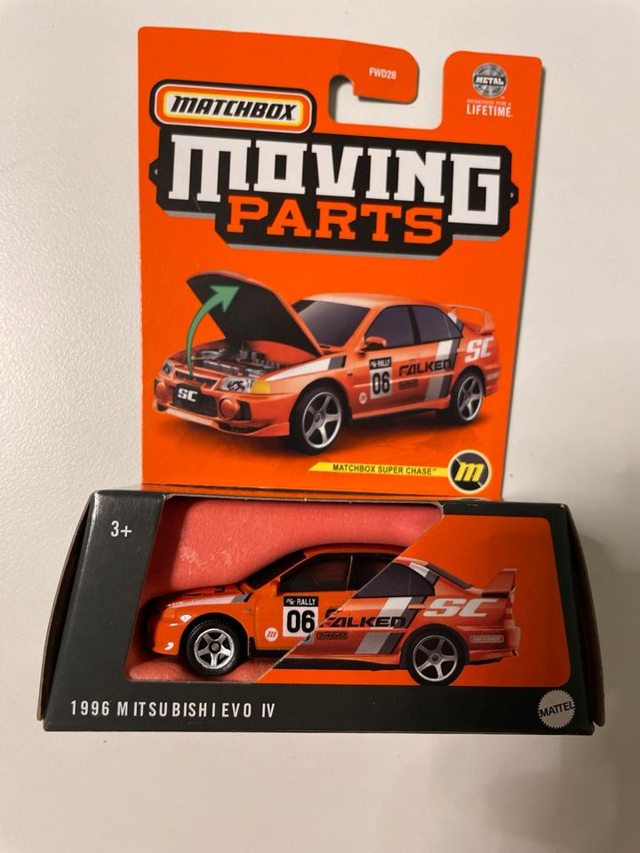 Mitsubishi Evo IV Moving Parts Matchbox Super Chase Hot Wheels in Lüneburg