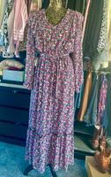 Maxikleid Axara Paris Gr.L Blümchen mit goldenen Akzenten Nordrhein-Westfalen - Kreuzau Vorschau