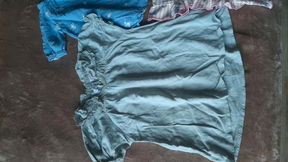 Zara Set Kleidungspaket Mädchen Sommer Kleid Shirt Hose gr.86 in Schwaförden