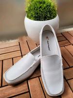 Neu Leder Hush Puppies Gr. 40 Balllerina flach Mokassin weiß Niedersachsen - Braunschweig Vorschau