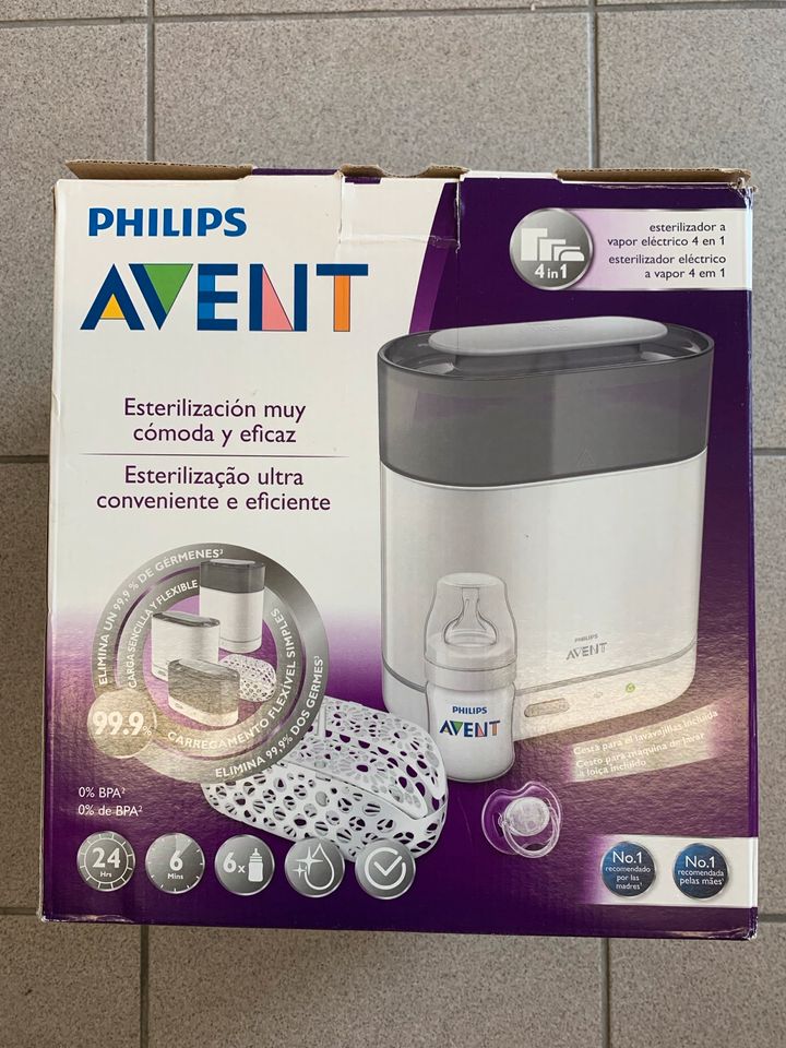 Philips Avent 4in1 Dampfsterilisator Zubehör Sterilisator kal in Kornwestheim