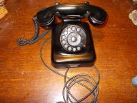 Bakelit Posttelefon Telefon W38 mit Wählscheibe aus den 1950ern Nordrhein-Westfalen - Siegburg Vorschau