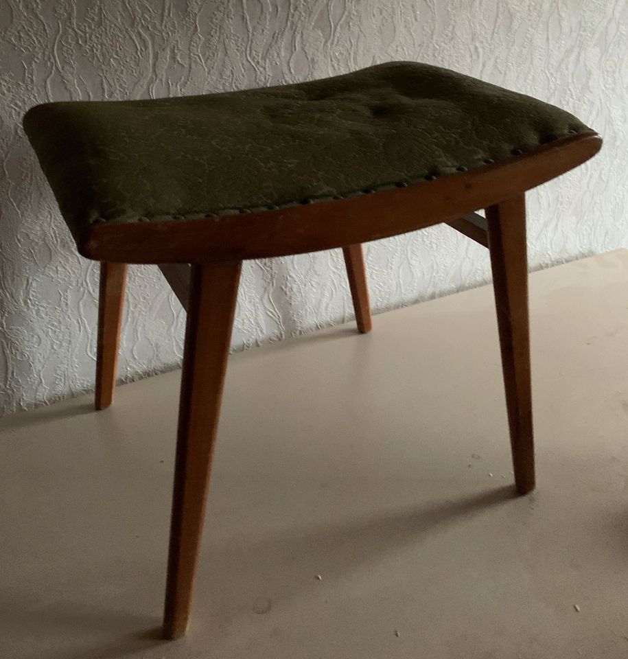 Mid Century Hocker Fußhocker 50/60 er Jahre Vintage in Stemmen (Landkreis Rotenburg)