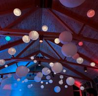 Verleihe Weiße Lampions + Color LED für Hochzeit Geburtstag Deko Baden-Württemberg - Seewald Vorschau