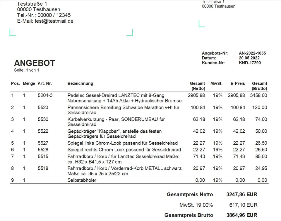 Sesseldreirad 8-G. Anfahrhilfe hydr. Bremse SICHERHEIT & KOMFORT in Crailsheim