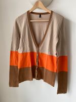 Feinstrick-Cardigan, Benetton, orange/beige, Gr. 38 Bayern - Amberg b. Buchloe Vorschau