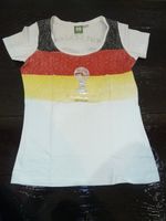 Weißes T-Shirt Gr. M 40/42 Deutschland-Farben FIFA World Cup 2014 Rheinland-Pfalz - Friesenhagen Vorschau