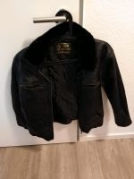 Echt Leder Jacke mit (abnehmbarem) fell Kragen size 32 Nordrhein-Westfalen - Bedburg Vorschau