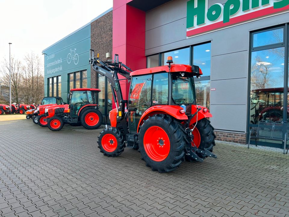 Kompakttraktor Kubota L1-522 mit Kabine und Frontlader in Bakum