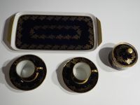 Mokka / Espresso; Tassen, Tablett, Zuckerdose; Kahla; Kobaltblau Schleswig-Holstein - Heilshoop Vorschau