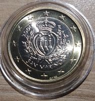 Kursmünze 1 Euro, San Marino 2009, unc. und gekapselt Niedersachsen - Zetel Vorschau