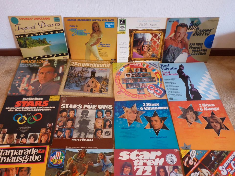 Pop Rock Schlager Schallplatten LP Vinyl Sammlung über 145 Stück in Essen