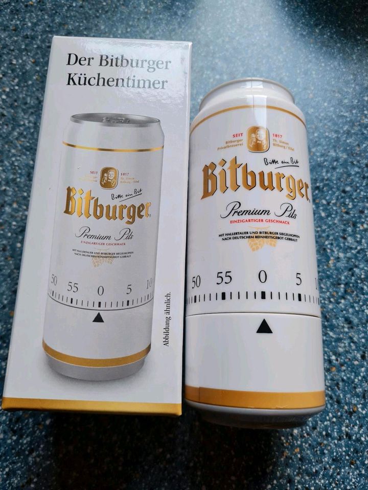 Bitburger Küchentimer in Fell