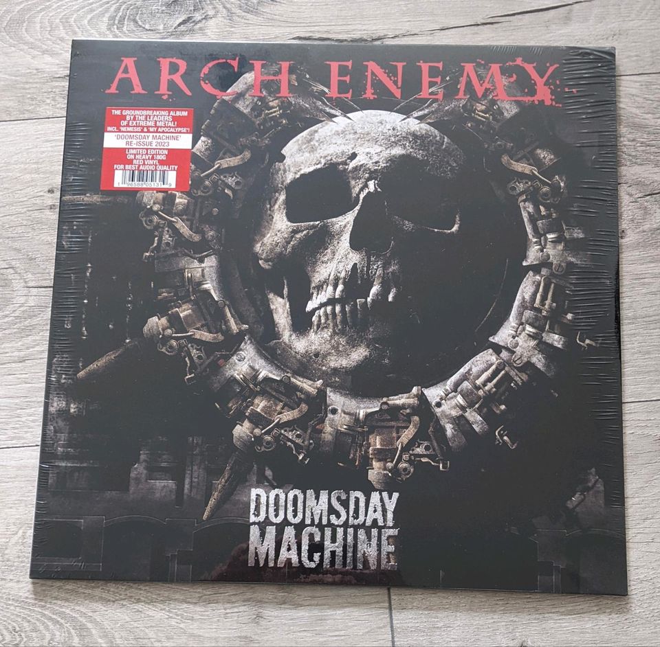 Arch Enemy - Doomsday Machine Vinyl LP rot red in Aachen