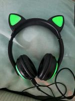 Katzen regenbogen  Kopfhörer Kitty Headphones On-ear leuchten Hamburg-Nord - Hamburg Barmbek Vorschau