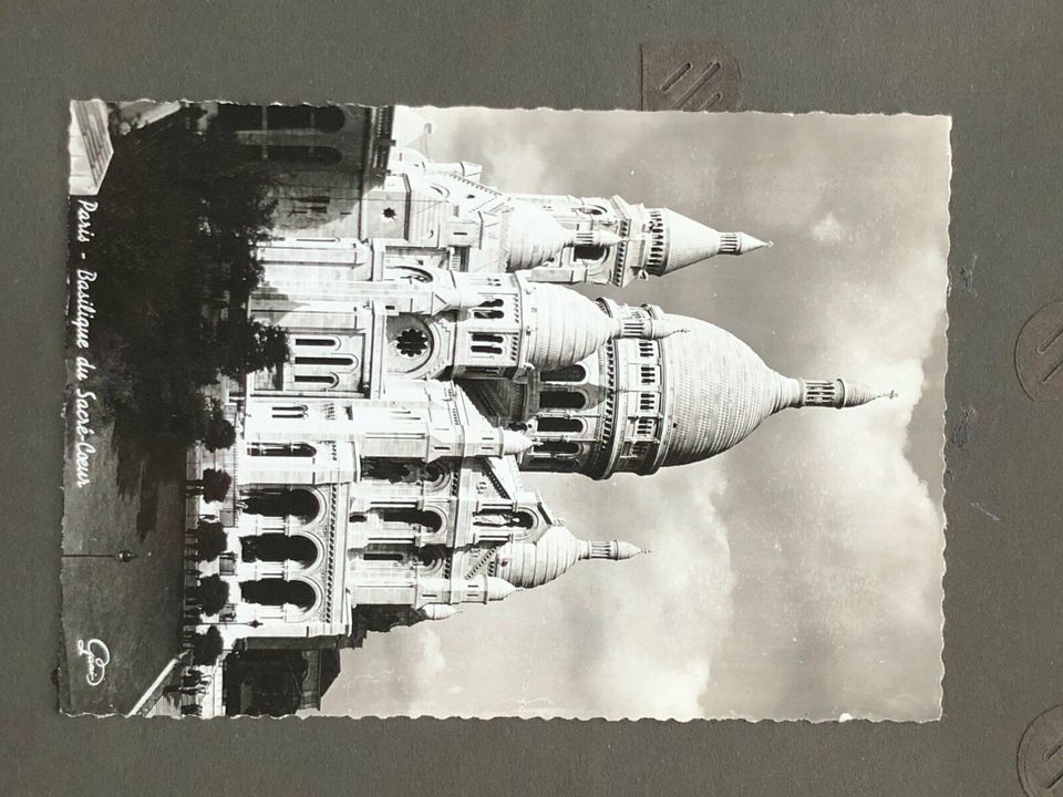 Altes Fotoalbum mit 56 Ansichtskarten, Paris, Wien, Palermo...... in Taufkirchen München