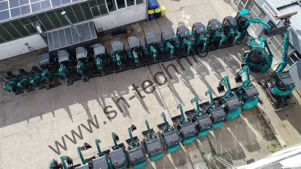 AKTION Sunward Minibagger SWE25UF NEU Hydraulikhammer GRATIS in Königswalde