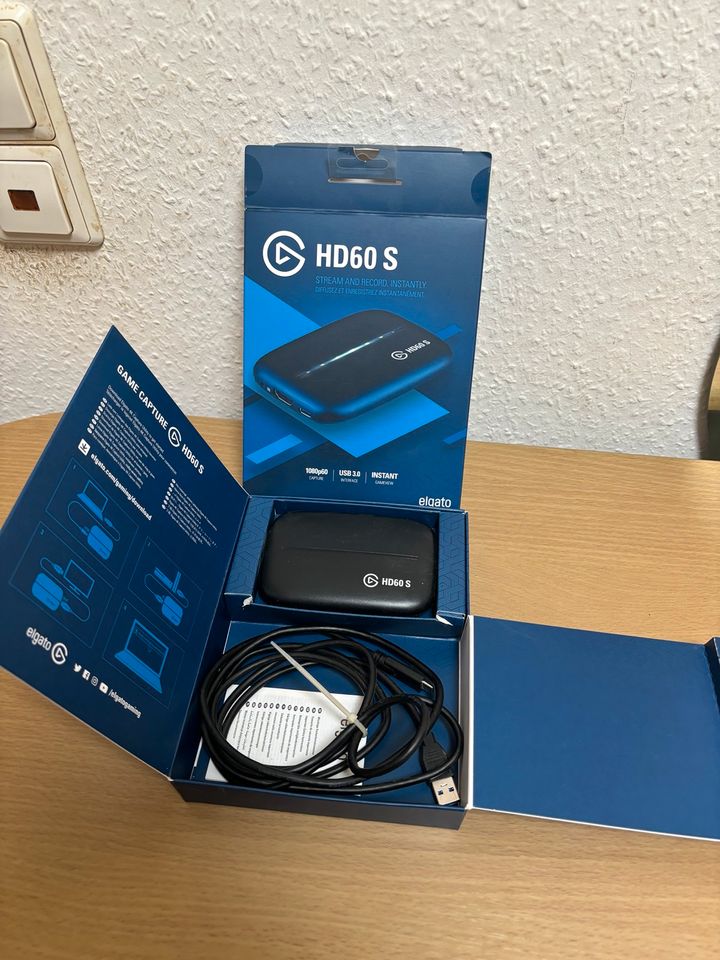 Elgato hd60 s game capture videoaufname schwarz in Görlitz