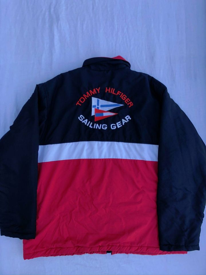 Vintage Tommy Hilfiger Sailing Gear Jacke - Winterjacke - Gr. XL in Neuenhaus