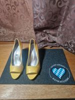 Wilady Peeptoe low Heel Schuhe Gelb Gr.39 gebraucht Bayern - Buchloe Vorschau