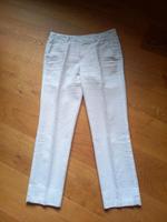 OUI 100% Leinenhose, Gr. 36, weiss, wenig getragen, 7/8 Länge Bayern - Fürstenfeldbruck Vorschau