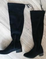 S.Oliver Overknee Stiefel Weitschaft Stiefel Gr 41 schwarz NEUw** Nordrhein-Westfalen - Porta Westfalica Vorschau