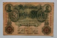 Reichsbanknote Fünfzig Mark 1910 Baden-Württemberg - Uhldingen-Mühlhofen Vorschau