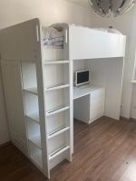 Ikea Hochbett mit Schreibtisch Schubladen und Schrank Smastad Hessen - Hanau Vorschau