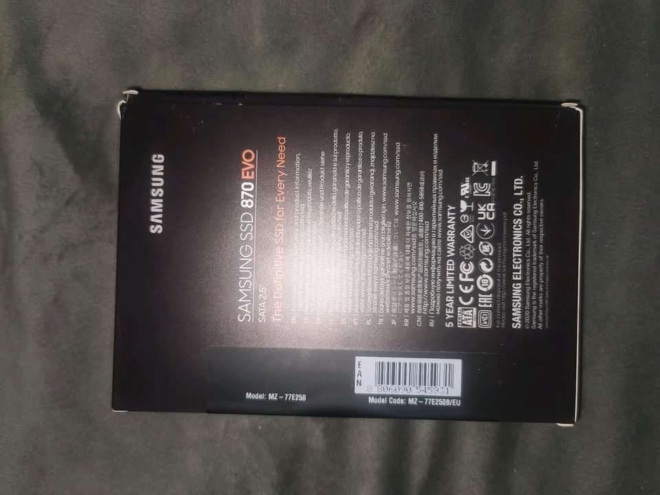 Samsung SSD 870 evo 250gb in Landau a d Isar