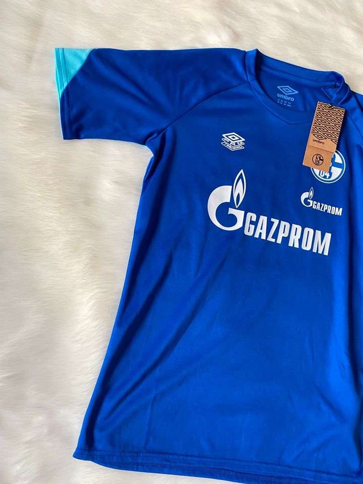 Fc Schalke 04 Junior tshirt Trikot gr 158cm 13J blau türkis umbro in Düsseldorf