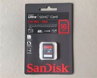 SanDisk SDHC Card 16 GB 30 MB/s 200X  - neu! Niedersachsen - Seelze Vorschau