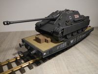 Spur G SSyS Flachwagen mit Jagdpanther 1:25 Handarbeitsmodell Bayern - Dittenheim Vorschau