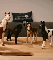 3 kleine Schleich Pferde/Fohlen Leipzig - Holzhausen Vorschau