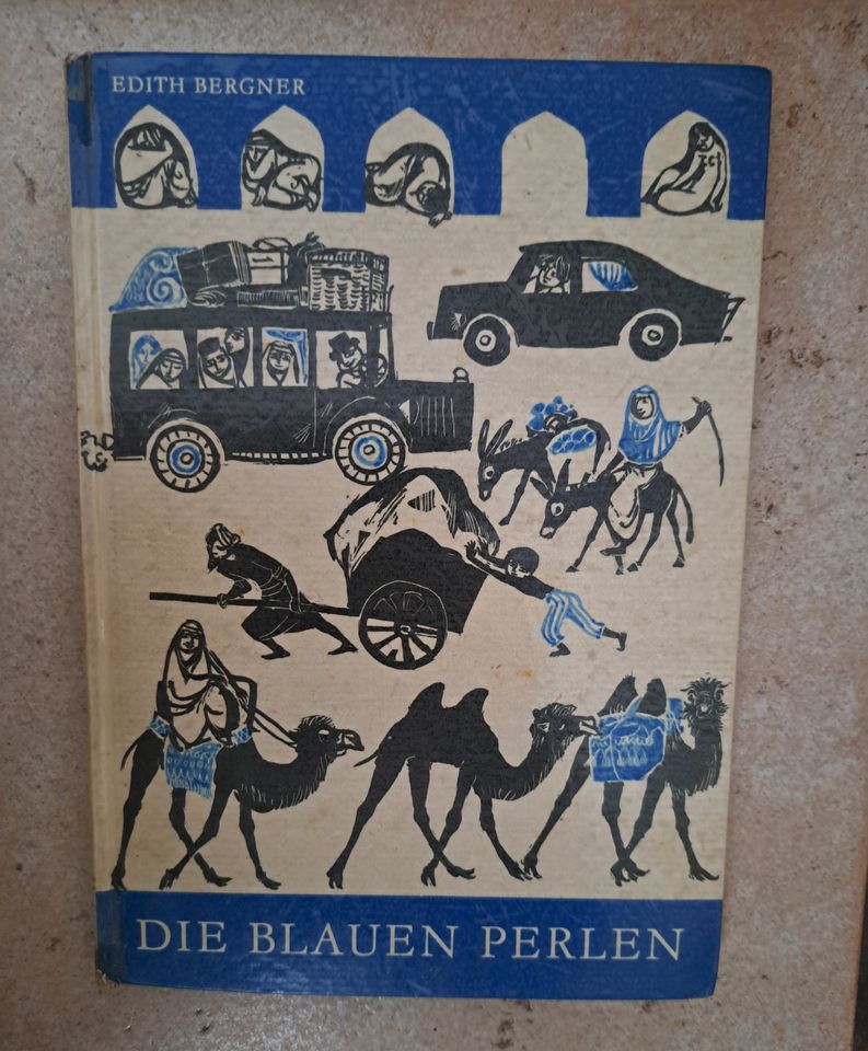 DIE BLAUEN PERLEN, DDR-Kinderbuch von Edith Bergner, DER KINDERBU in Merseburg