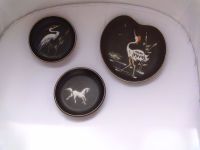 FIFTIES Keramik Wandteller HEMA RUSCHA Tiermotive 3 Stück Niedersachsen - Syke Vorschau