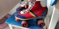 Rollschuhe true Vintage Roller Skates 40 41 Pride Regenbogen rain Friedrichshain-Kreuzberg - Friedrichshain Vorschau