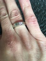 Silberring Ring Schmuck Silber Gr. 54 mit rosa Stein Düsseldorf - Pempelfort Vorschau