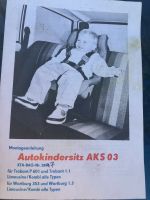 DDR Kindersitz Wartburg/Trabant Montageanleitung Baden-Württemberg - Unterensingen Vorschau