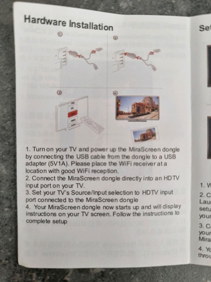 MiraScreen Display Dongle HDMI in Stahlhofen