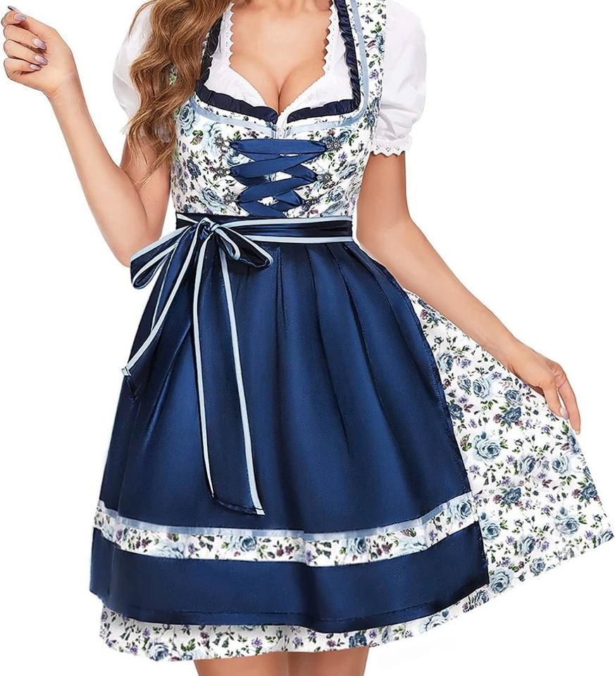 Dirndl-Set mit Kleid, Bluse und Schürze von BENNIES in Heubach